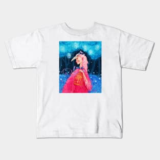 Bird Lady Kids T-Shirt